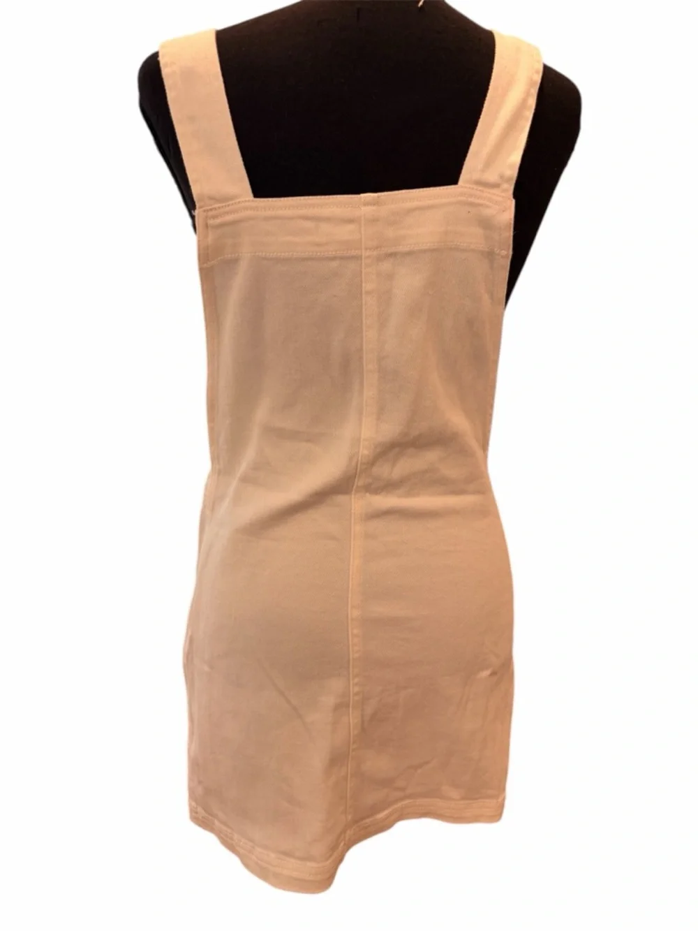 Forever 21 Cream Mini Overall Dress - Picture 2 of 6